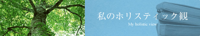 私のホリスティック観